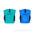 Mochila seca con cremallera impermeable al aire libre